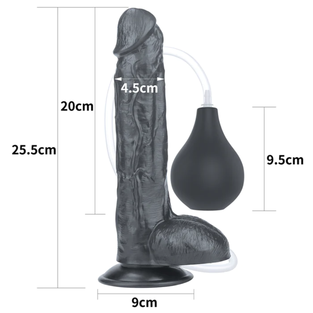 Dildo Eyaculador Squirt Extreme 11” Black